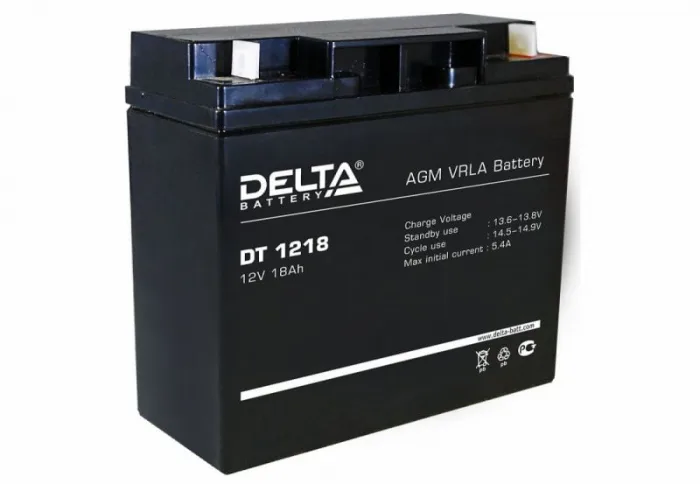 Аккумуляторная батарея DELTA DT 1218 — изображение 2