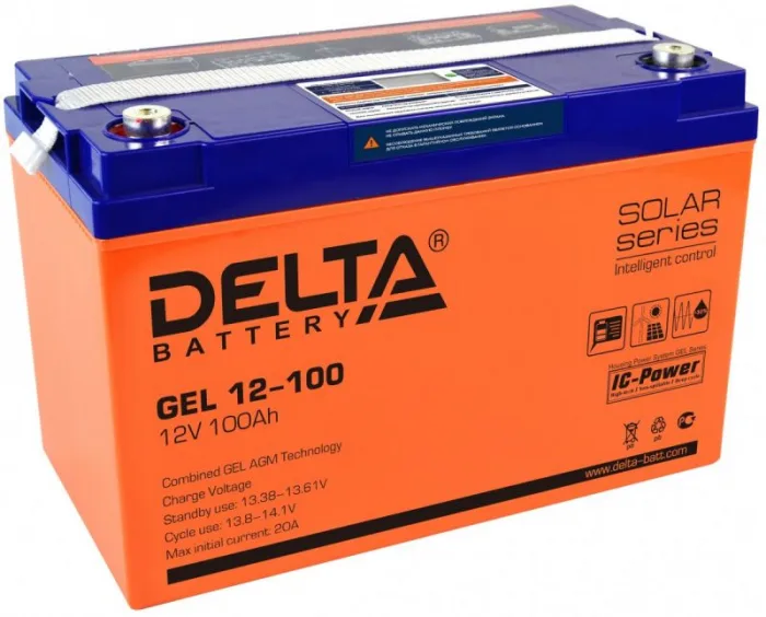akkumulyatornaya-batareya-delta-gel-12-100-1 Аккумуляторная батарея DELTA GEL 12-100 — изображение 2