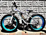 Электровелосипед bikevolt Electro blue 700W Велогибрид Экобайк Электро голубой 700Вт