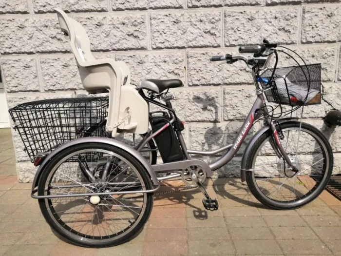 bikevolt-kid-kargo-350-6 Электровелосипед трехколесный двухместный с ребенком bikevolt Kid-Kargo — изображение 7