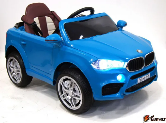 detskij-elektromobil-bmw-o006oo-vip-s-distantsionnym-upravleniem-0 Детский электромобиль RiverToys BMW O006OO VIP с дистанционным управлением. — изображение 1