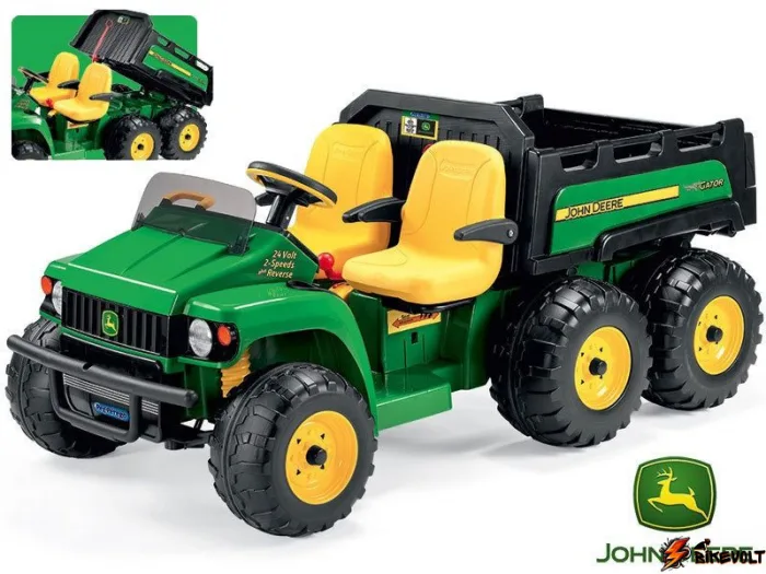 detskij-elektromobil-traktor-peg-perego-john-deere-gator-hpx-6x4-0 Детский электромобиль трактор PEG-PEREGO John Deere GATOR HPX 6x4 — изображение 1