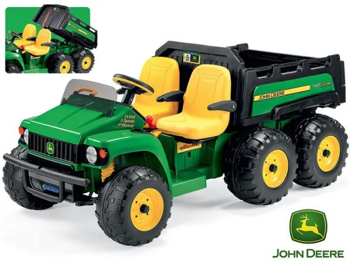 detskij-elektromobil-traktor-peg-perego-john-deere-gator-hpx-6x4-1 Детский электромобиль трактор PEG-PEREGO John Deere GATOR HPX 6x4 — изображение 2
