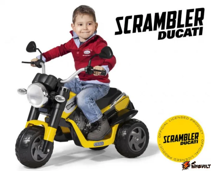 detskij-elektromototsikl-peg-perego-ducati-scrambler-0 Детский электромотоцикл Peg-Perego Ducati Scrambler — изображение 1