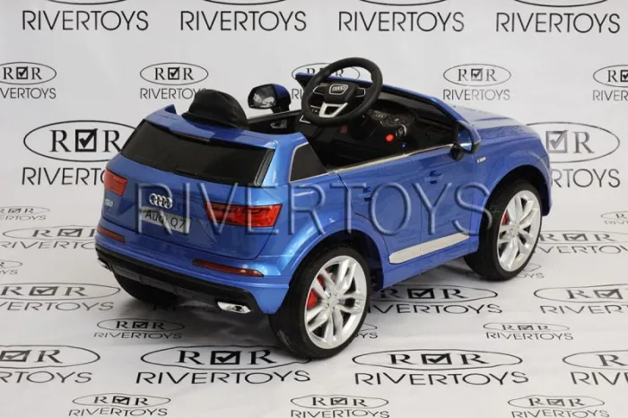 Детский электромобиль AUDI Q7 Лицензионная модель Etoro original — изображение 5