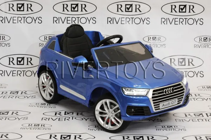 Детский электромобиль AUDI Q7 Лицензионная модель Etoro original — изображение 6