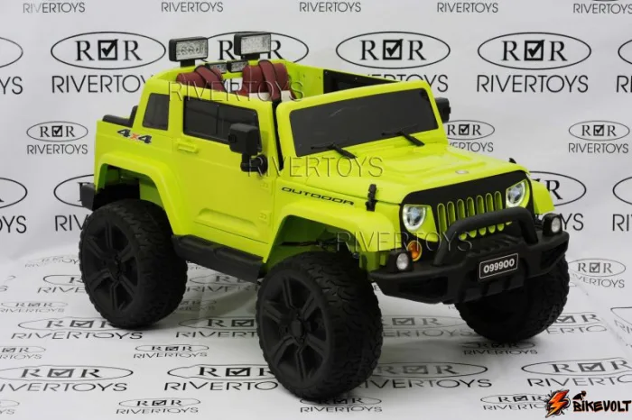 detskij-jelektromobil-jeep-o999oo-river-toys-0 Детский электромобиль JEEP O999OO Etoro original — изображение 1