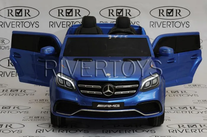 Детский электромобиль RiverToys Mersedes-Benz GLS63 4WD Etoro original — изображение 4