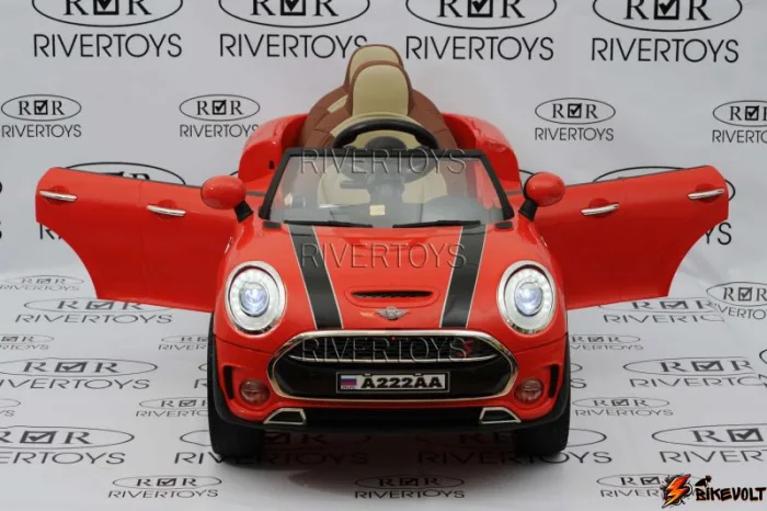 detskij-jelektromobil-mini-cooper-a222aa-river-toys-0 Детский электромобиль RiverToys Mini Cooper А222АА Etoro original — изображение 1