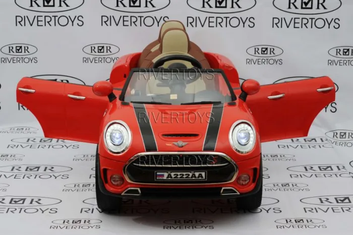 Детский электромобиль RiverToys Mini Cooper А222АА Etoro original — изображение 2