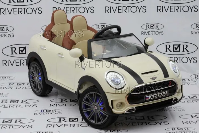 Детский электромобиль RiverToys Mini Cooper А222АА Etoro original — изображение 4