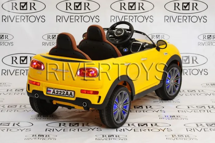 Детский электромобиль RiverToys Mini Cooper А222АА Etoro original — изображение 5