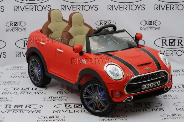 Детский электромобиль RiverToys Mini Cooper А222АА Etoro original — изображение 8