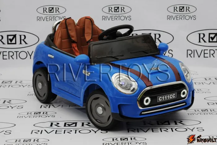 detskij-jelektromobil-mini-cooper-s111ss-river-toys-0 Детский электромобиль RiverToys Mini Cooper С111СС Etoro original — изображение 1