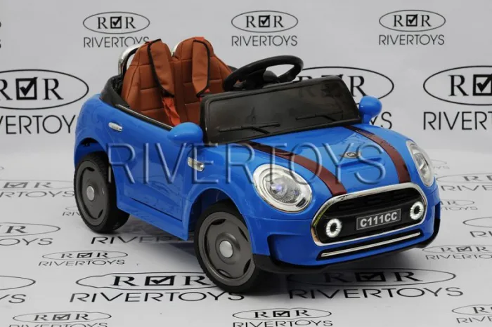 detskij-jelektromobil-mini-cooper-s111ss-river-toys-1 Детский электромобиль RiverToys Mini Cooper С111СС Etoro original — изображение 2