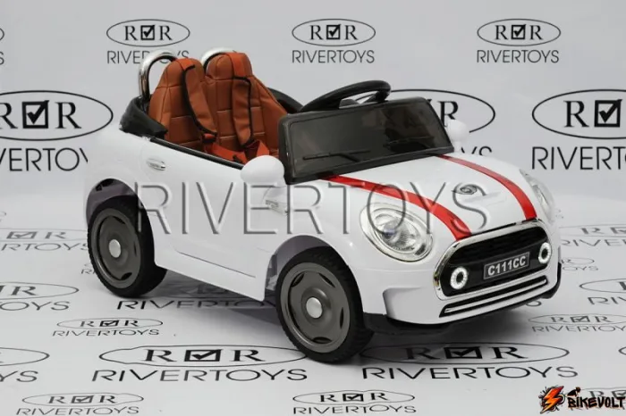 detskij-jelektromobil-minicooper-c111cc-s-distancionnim-upravleniem-0 Детский электромобиль RiverToys Minicooper C111CC с дистанционным управлением — изображение 1