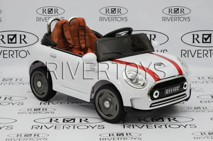 Детский электромобиль RiverToys Minicooper C111CC с дистанционным управлением — изображение 2