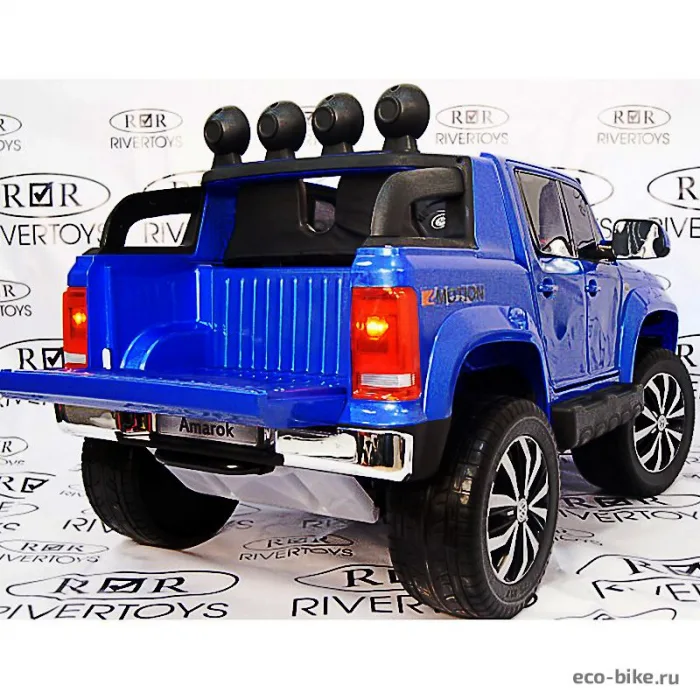 Детский электромобиль RiverToys Volkswagen Amarok M999MM 4WD Etoro original — изображение 13