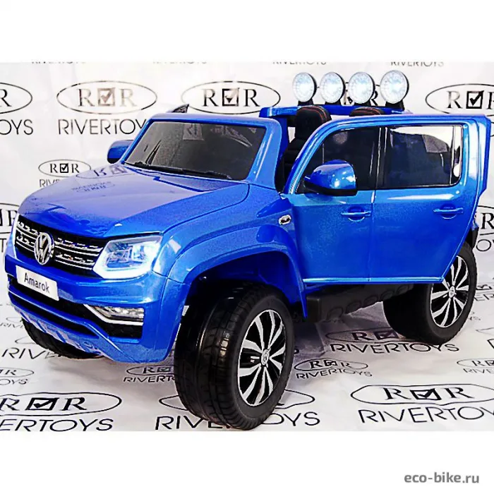 Детский электромобиль RiverToys Volkswagen Amarok M999MM 4WD Etoro original — изображение 15