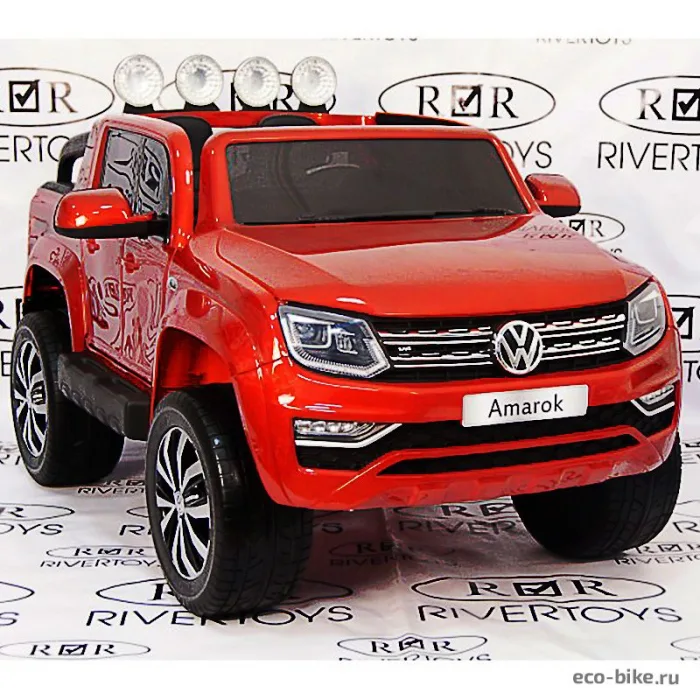 Детский электромобиль RiverToys Volkswagen Amarok M999MM 4WD Etoro original — изображение 16