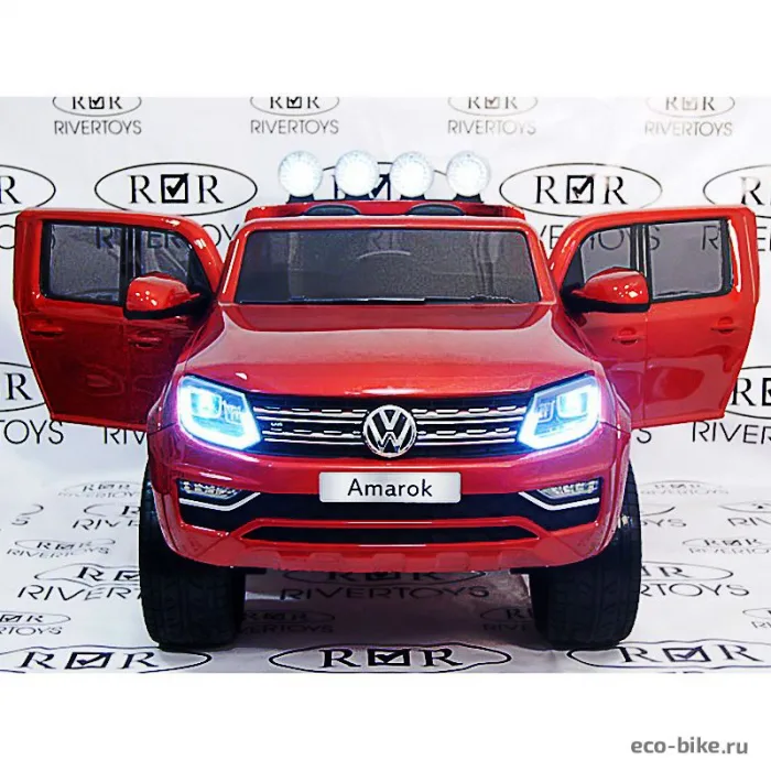 Детский электромобиль RiverToys Volkswagen Amarok M999MM 4WD Etoro original — изображение 17