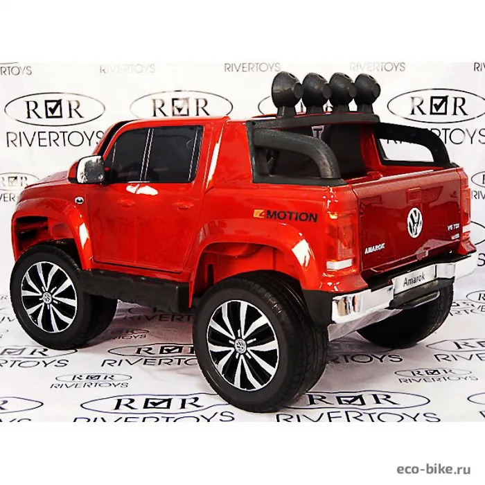 Детский электромобиль RiverToys Volkswagen Amarok M999MM 4WD Etoro original — изображение 19
