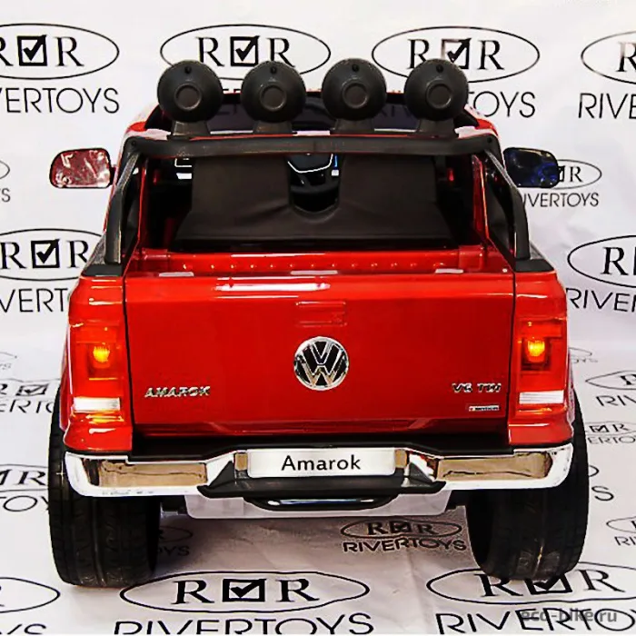 Детский электромобиль RiverToys Volkswagen Amarok M999MM 4WD Etoro original — изображение 20