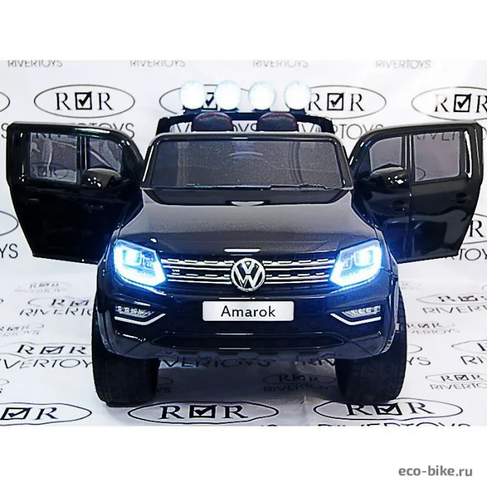 Детский электромобиль RiverToys Volkswagen Amarok M999MM 4WD Etoro original — изображение 22