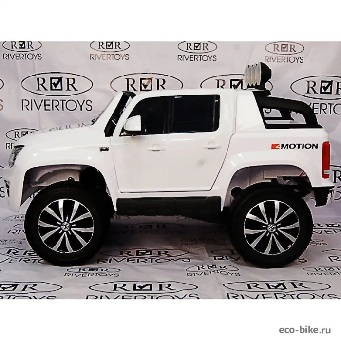 Детский электромобиль RiverToys Volkswagen Amarok M999MM 4WD Etoro original — изображение 4