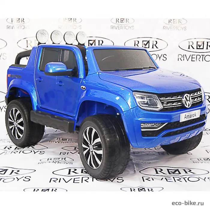 Детский электромобиль RiverToys Volkswagen Amarok M999MM 4WD Etoro original — изображение 8