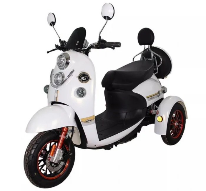 Трицикл Etoro Vespa RETRO NEW 1000w 48v 20Ah - электроскутер — изображение 4