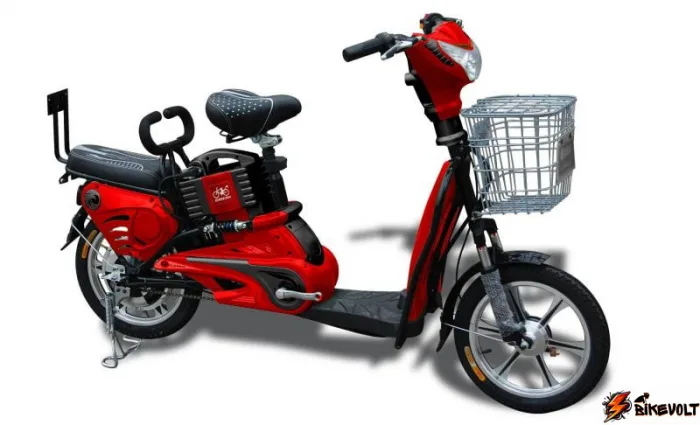 Электроскутер-мопед двухместный - Elbike Dacha 400W 48В/12Ач — изображение 1