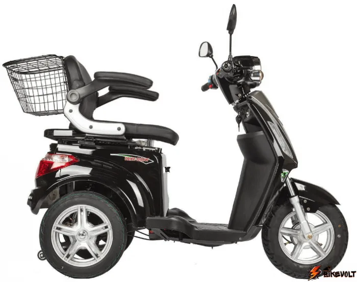 electroskuter-tricikl-volteco-trike-1000-0 Электроскутер Volteco TRIKE 1000W Black черный 2021 — изображение 1