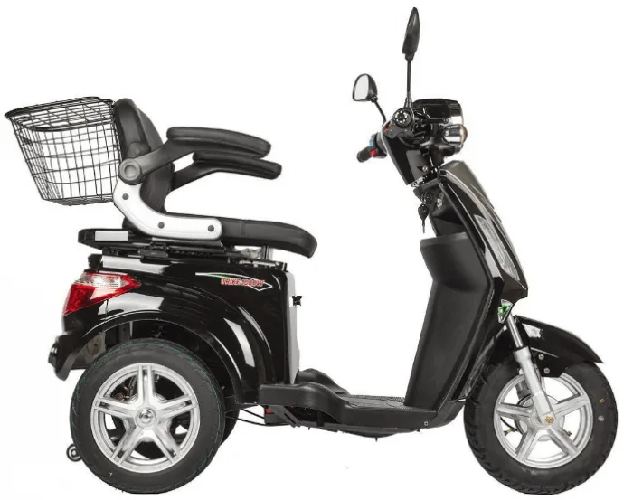 Электроскутер Volteco TRIKE 1000W  Black черный 2021 — изображение 2
