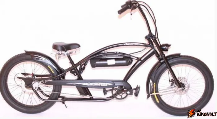 electrovelosiped-chopper-bronco-black-kupit-0 Электровелосипед Чоппер Micargi Bronco black 48V 500W — изображение 1