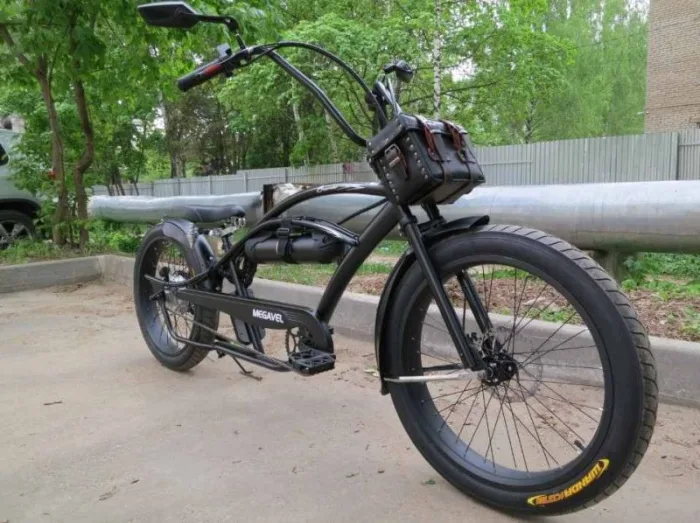 Электровелосипед Чоппер Micargi Bronco black 48V 500W — изображение 9