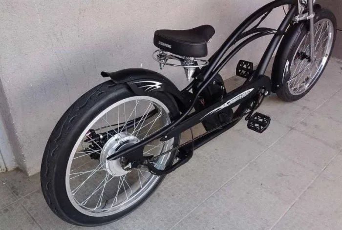 Электровелосипед Чоппер Micargi Bronco Silver Bird 36V 500W — изображение 6