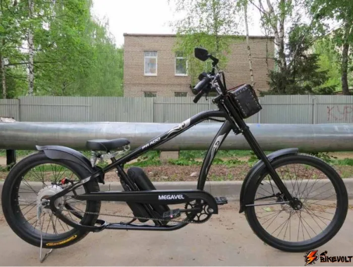 electrovelosiped-chopper-prado-deluxe-kupit-0 Электровелосипед Чоппер Micargi Prado Deluxe 36V 500W — изображение 1