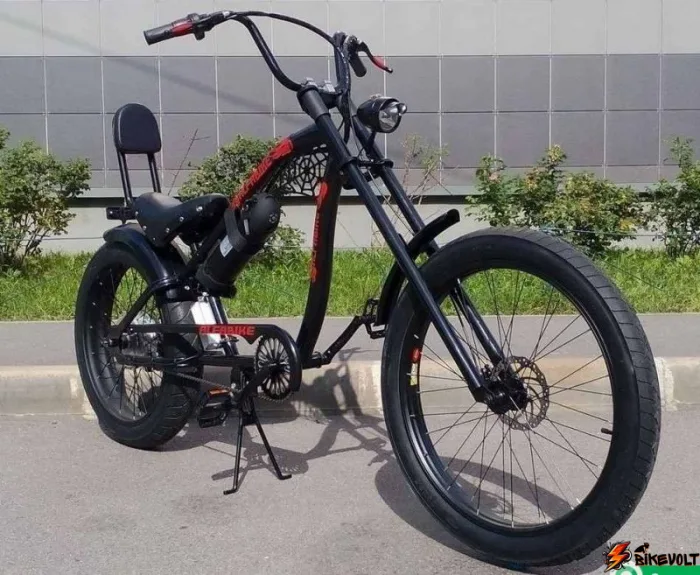 electrovelosiped-chopper-spider-kupit-0 Электровелосипед Чоппер Spiderweb Electro 500W — изображение 1