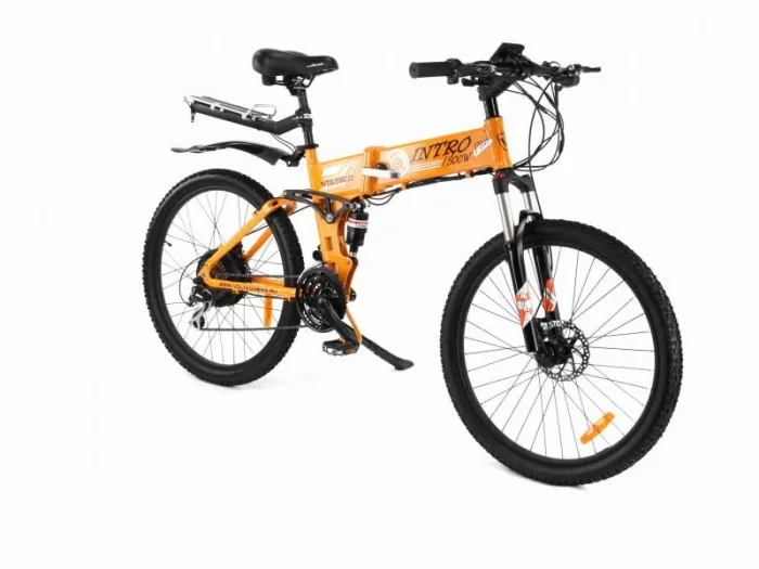 Электровелосипед Volteco INTRO 500 Велогибрид Вольтеко Интро 500 желтый — изображение 2