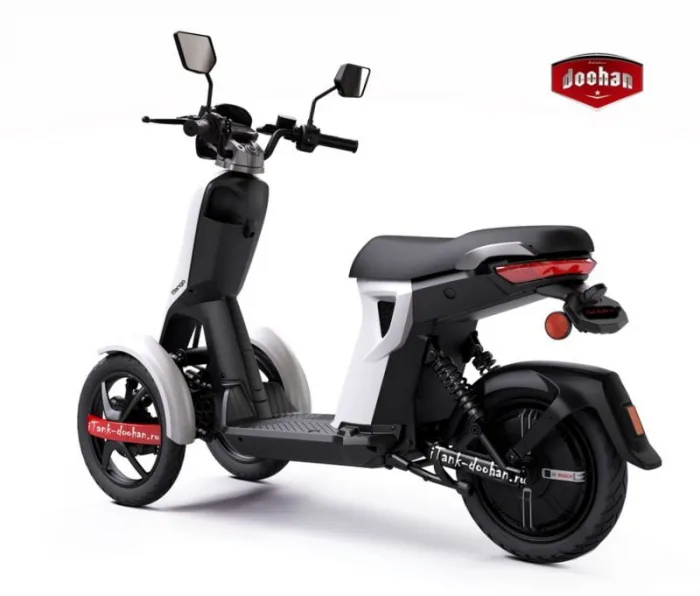 Электрический скутер Doohan iTango HO-1200W Белый 1 Аккумулятор 48V26Ah — изображение 6