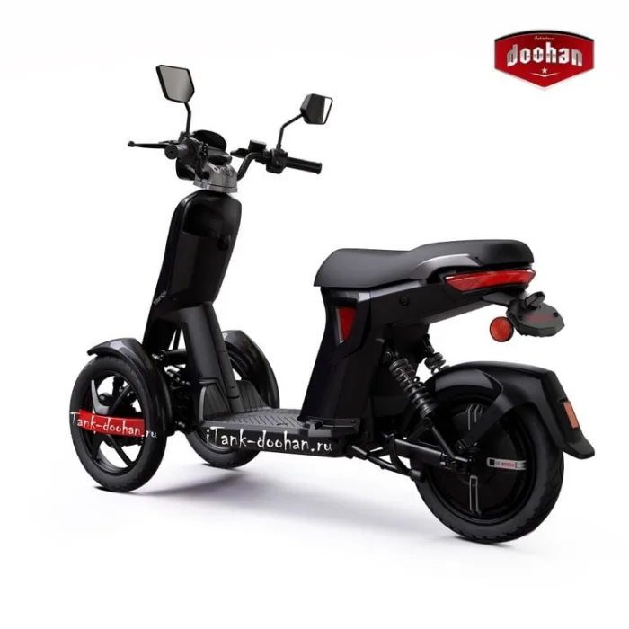 Электроскутер Doohan iTango HO-1200W Black 1 Аккумулятор 48V26Ah — изображение 4