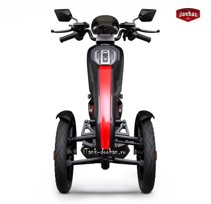 Электроскутер Doohan iTango HO-1200W Black 1 Аккумулятор 48V26Ah — изображение 6