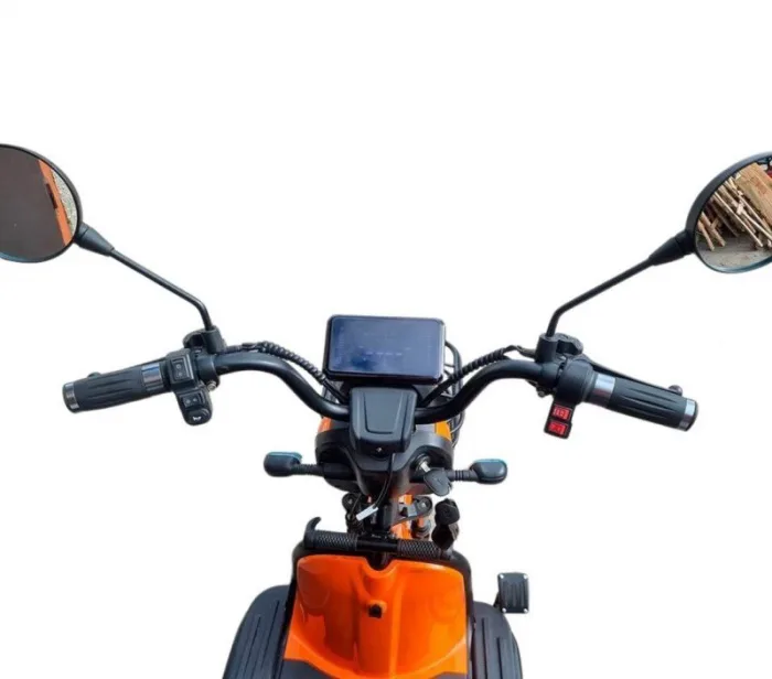 Электрический трицикл Бумеранг-500 2+1 60В трехместный взрослый красный — изображение 4