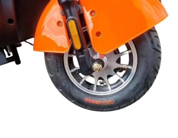 Электрический трицикл Бумеранг-500 2+1 60В трехместный взрослый красный — изображение 5