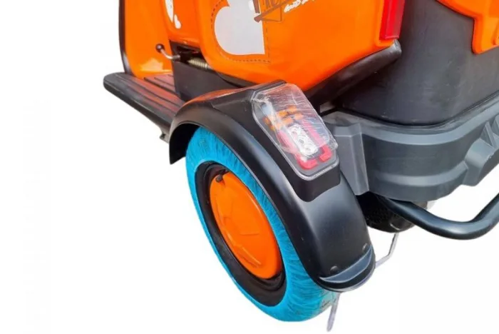 Электрический трицикл Бумеранг-500 2+1 60В трехместный взрослый красный — изображение 6