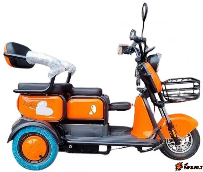 elektricheskij-tritsikl-bumerang-500-21-60v-trehmestnyj-vzroslyj-oranzhevyj-0 Электрический трицикл Бумеранг-500 2+1 60В трехместный взрослый оранжевый — изображение 1