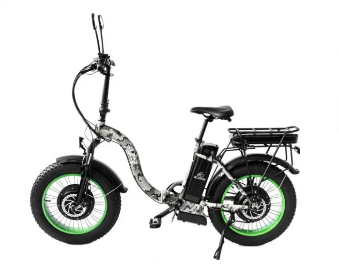 Электро фэтбайк Elbike Taiga 3 Twix 2000 48V26Ah Camouflage Камуфляж — изображение 3