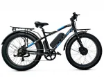 Электро фэтбайк KORRD TUNDRA Черно-синий — изображение 2