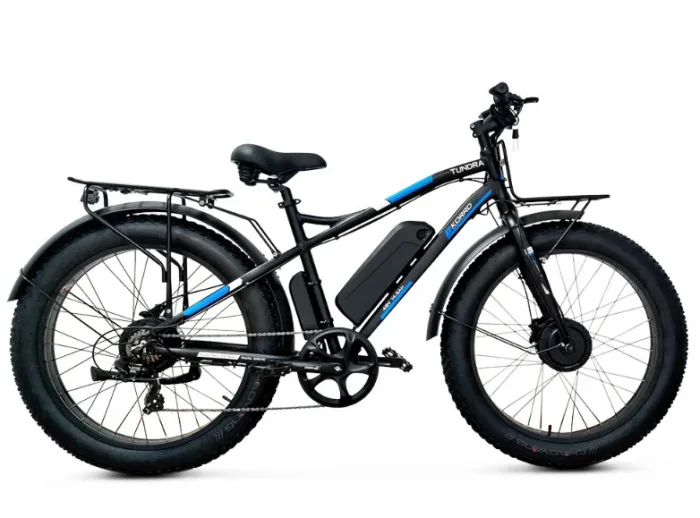 Электро фэтбайк KORRD TUNDRA Черно-синий — изображение 2